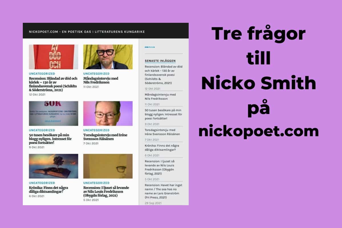 Bro mellan svensk och finlandssvensk poesi