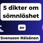 5 dikter om sömnlöshet
