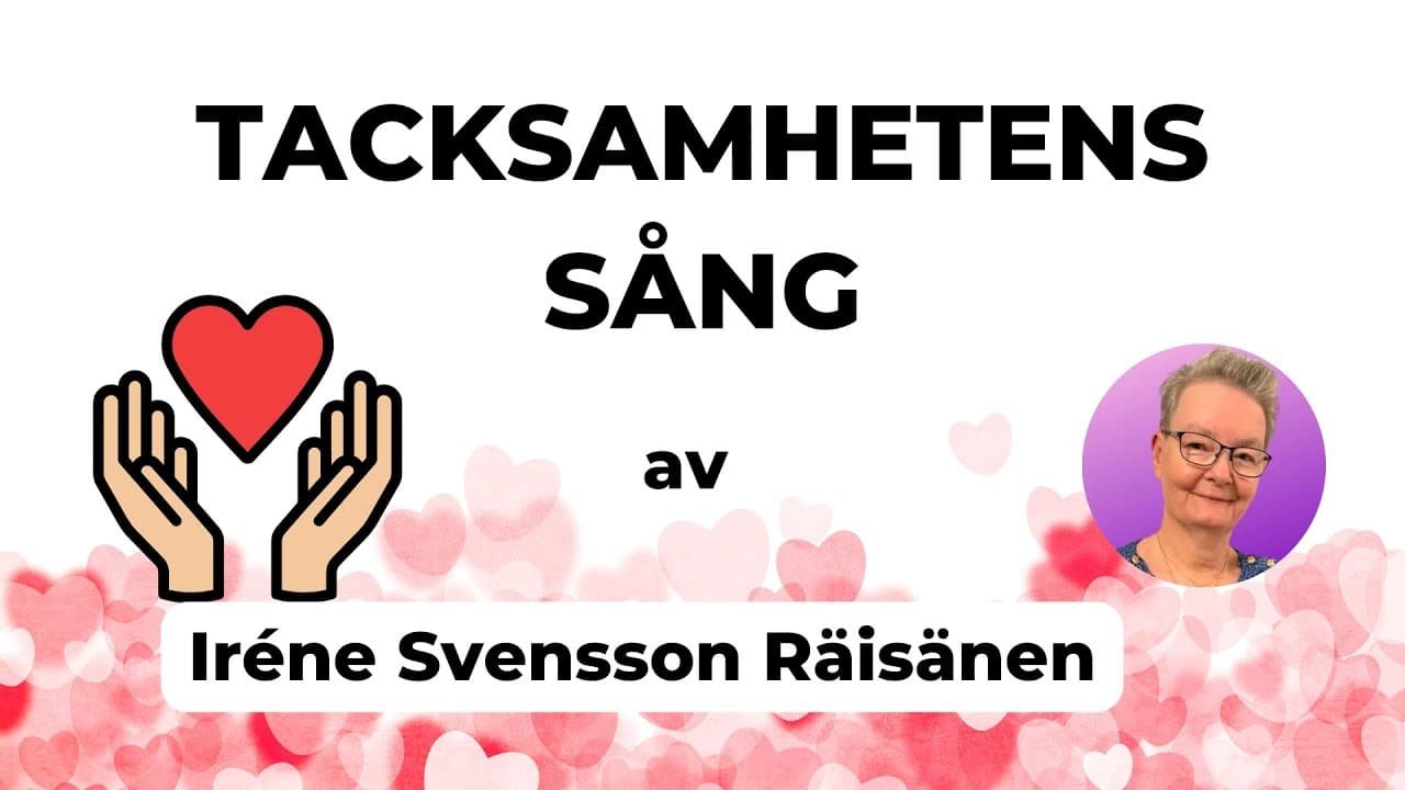 Tacksamhetens sång diktvideo