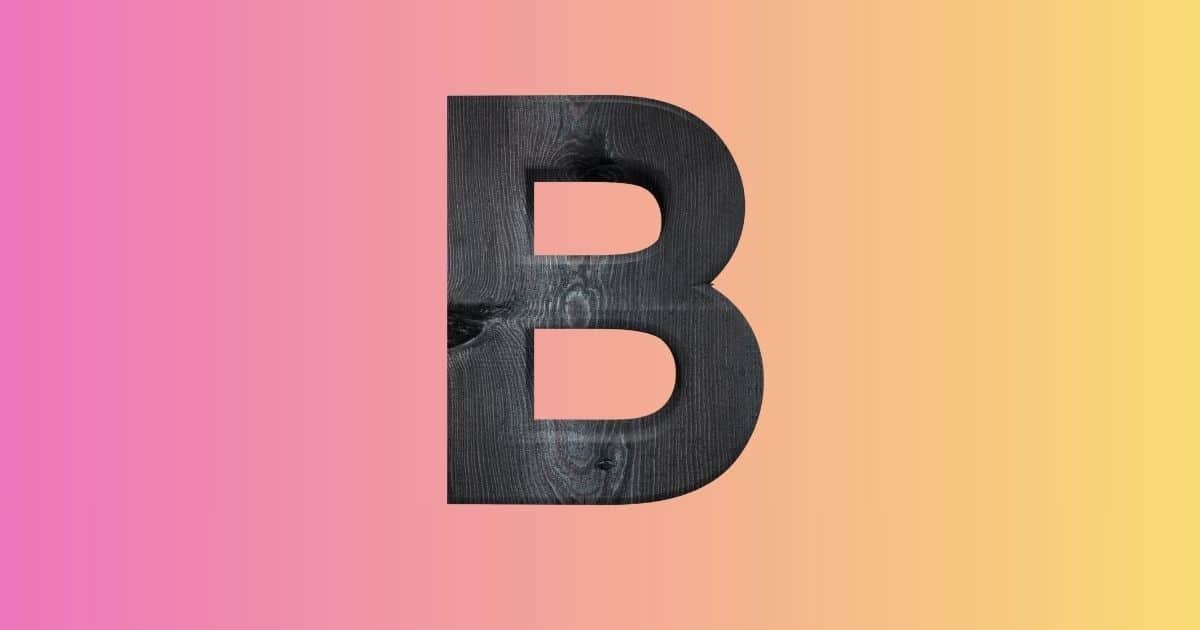 Bokstaven B