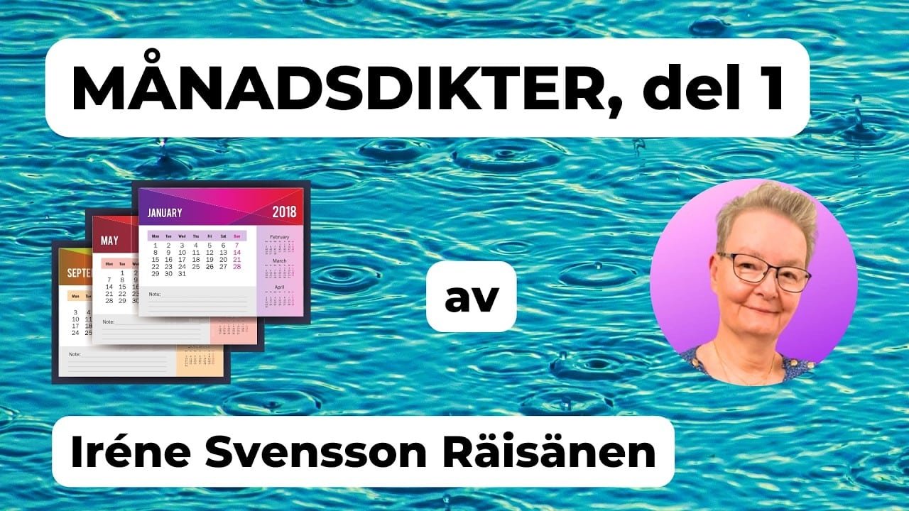 Månadsdikter del 1 diktvideo