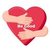 Hjärta med Be Good